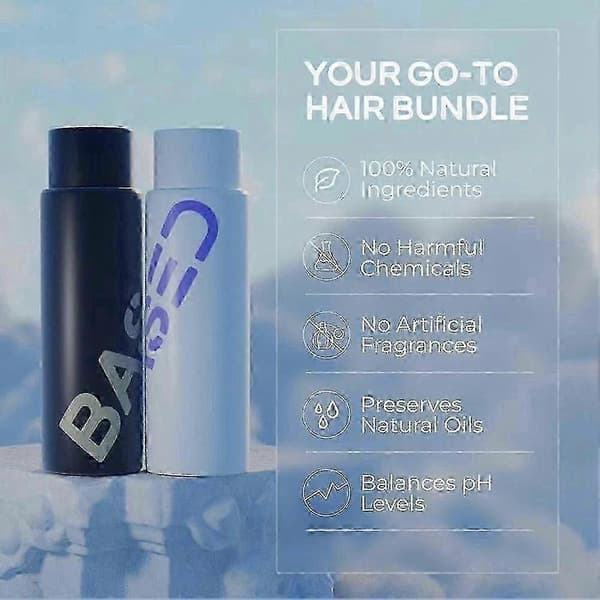Baseret shampoo- og balsam-sæt 1 shampoo