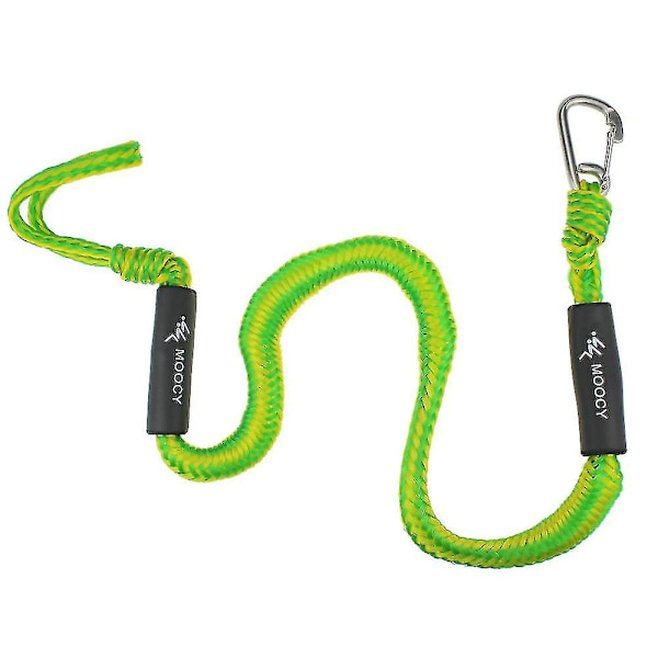 2-pack Boat Bungee Dock Line med krog Fortøjningsreb Bådtilbehør til både Pontoon Jet Ski Wav