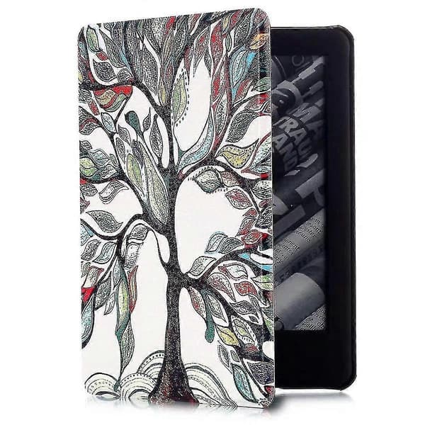 Etui til Kindle Paperwhite 6 tommer 2012,2013,2015,2016 version, Smart Wake Sleep 003 Life Tree Kindle 10th Gen. 2019