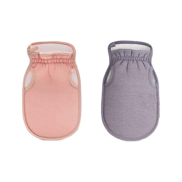 Badehåndklæde - Nylonnet, Eksfolierende, Blødt, Pink/Lilla gray