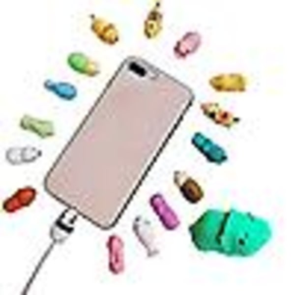 Söpö kaapeli Animal Bite -puhelimen kaapelin suoja Iphone/ipad-laturiin kuulokekaapeli Bite USB johto