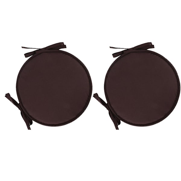 Hynder Patio Hjem Indendørs/udendørs Stolepuder Ro Sæde Fortykket Spisestue Stol Pude Ro Taburet Tender Yellow 2pcs