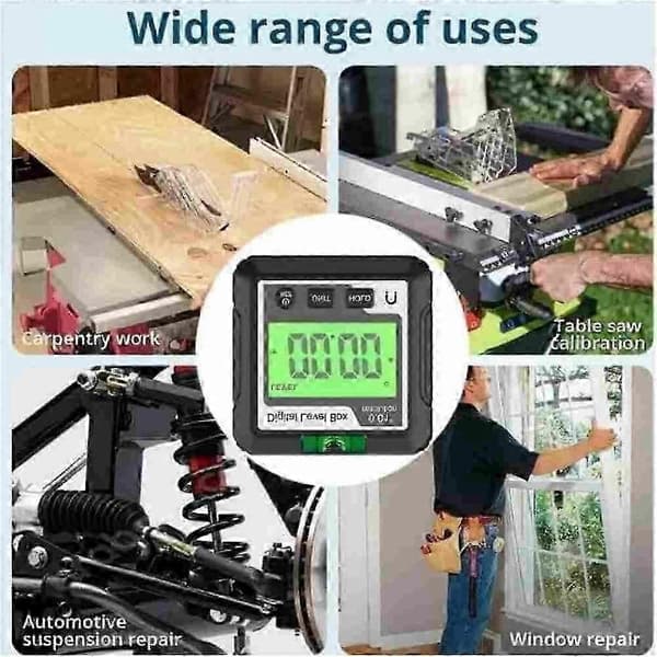 Sakerplus Magnetisk Digital Inklinometer, Højpræcisions Vinkelmåler B