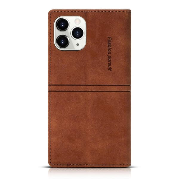 Magnetisk læder telefoncover til iPhone 14 Plus Brown