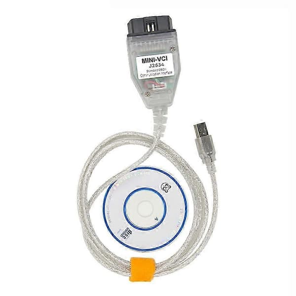 USB til OBD2 16-bens MINI VCI V18 Enkelt Diagnostisk Kabel til Toyota TIS Techstream