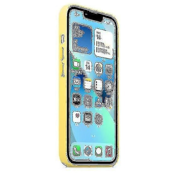 Silikonskal med Magsafe för iPhone 13 Mobilskal Lemon Zest