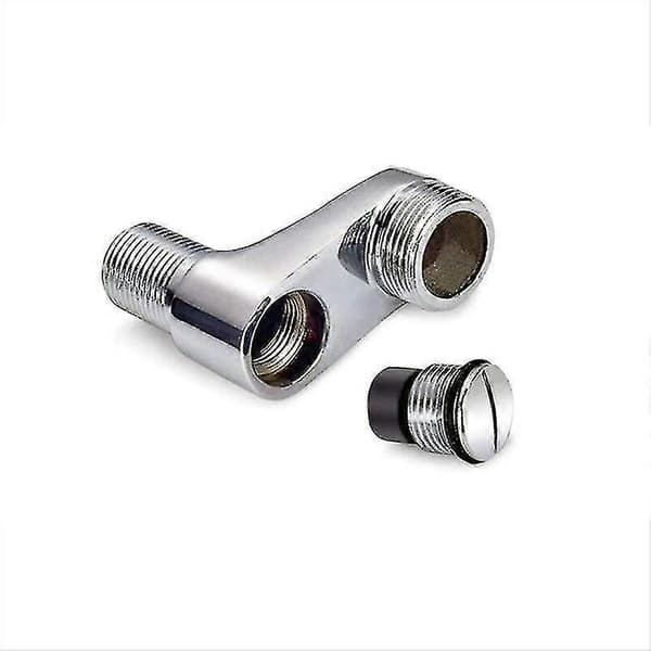 2-paknings badekarbatteriadapter, justerbar svingarm, 25 mm, 20 mm, dusjbatteri, baderomsbatteri, solid messing blandebatteri, starlight - Snngv