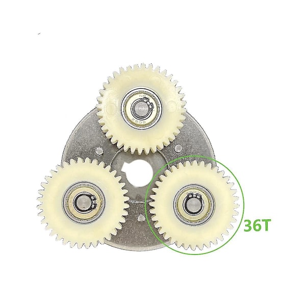 Ebike Gear Clutch Motor Gear Clutch Kit 36 Tænder Til 500w Elektrisk Cykel Nylon Gear Motor Gear C