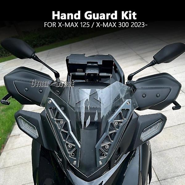 Til YAMAHA XMAX125 XMAX300 XMAX 125 X-Max 300 2023 2024 Ny Knuckle Visor Motorcykel Vindtæt Håndbeskytter Håndbeskyttere Vindskærm