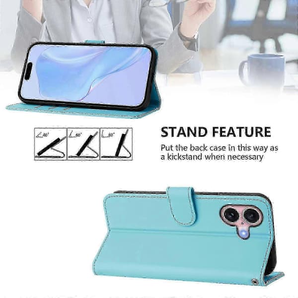 Premium Skin Feel skinnveske til iPhone 16 - Bestselgervalg