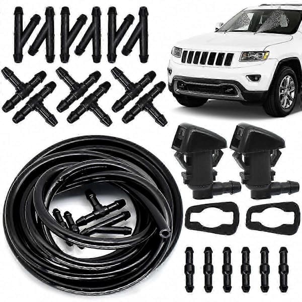 Jeep Grand Cherokee WK2 2011-2019 Forrude Visker Sprinklerdyse til Liberty KK Commander Dodge Nitro Durango with Regulator