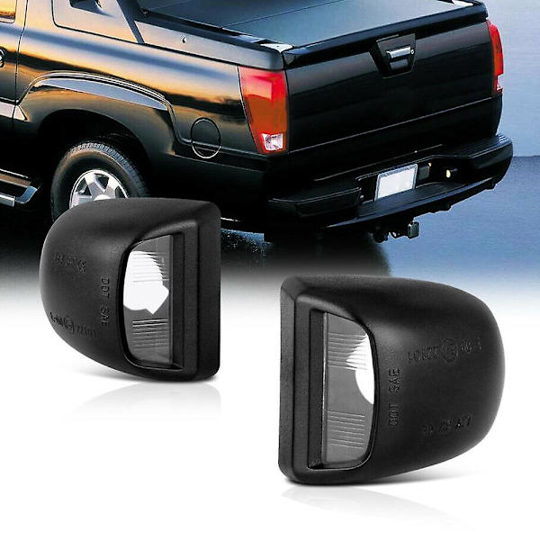 2 X nummerpladelys til Chevy Tahoe Suburban Xl 2000-2006