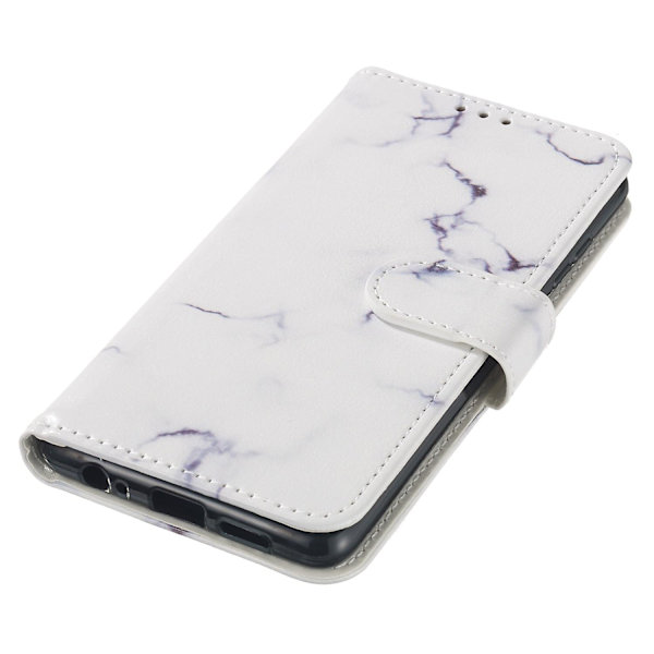 För Samsung Galaxy A35 Läderfodral Case printed Folio Cover Marmor White Style F Samsung Galaxy A35 5G