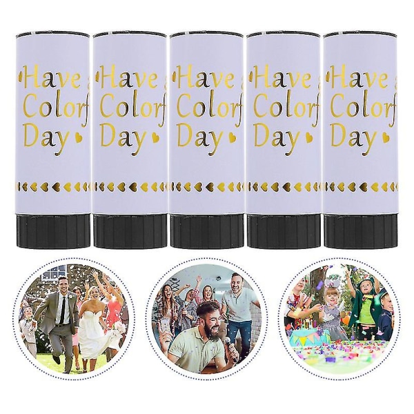 5 st Party Confetti Tubes