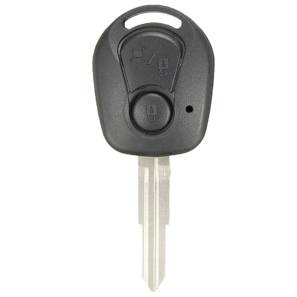 Remote 2 Button Remote Key Shell för Ssangyong Actyon Kyron Rexton Black