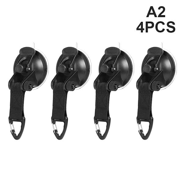 4pcs Outdoor Suction Cup Anchor Secure Hook Tie Down Camping A2