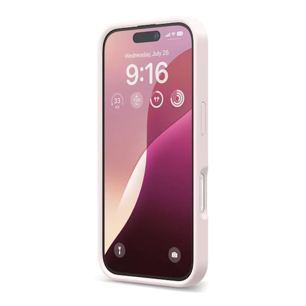 iPhone 16 Pro Silikondeksel Rvelon - Rosa Rosa