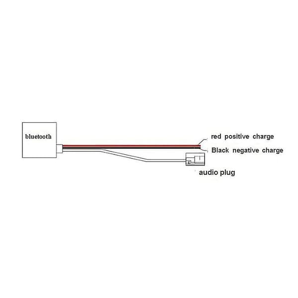 Bilradiokabel Aux-in-kabel Bluetooth-kompatibel til Alpine Kce-236b Cda-9852