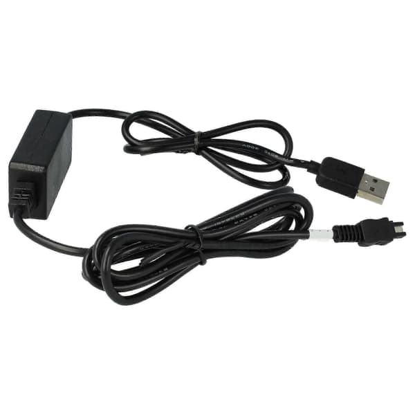 USB-opladerkabel kompatibelt med Sony DCR-HC Series videokameraer, 170 cm længde