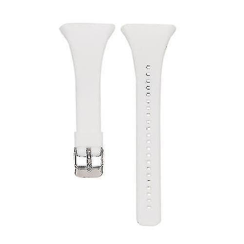 Polar Ft4 & Ft7 -kelloille silikoninen ranneke White