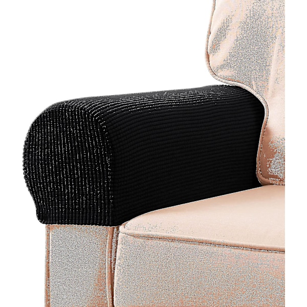 Stretch Armrest Covers Spandex Arm Covers För Stolar Soffa Fåtölj Överdrag För Recliner Soffa Med Twist Pins 2st Off white