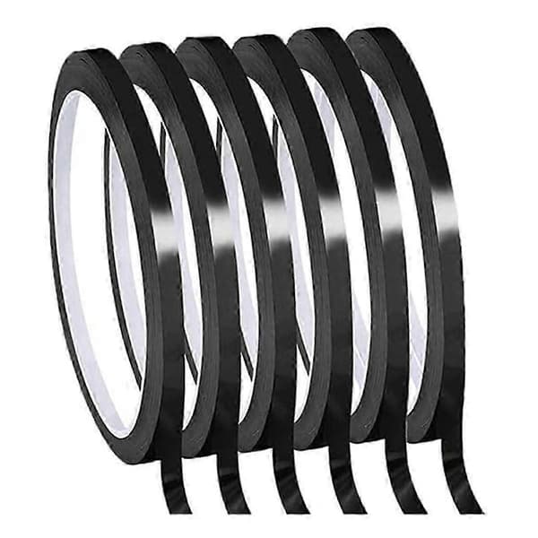 Whiteboard Pinstripe Tape 6 ruller 1/8 tomme
