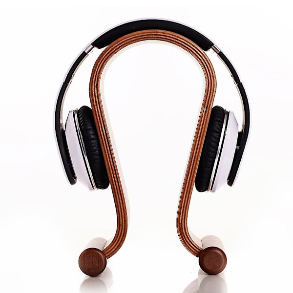 SAMDI Træ Hovedtelefon Display Stativ Holder Hanger