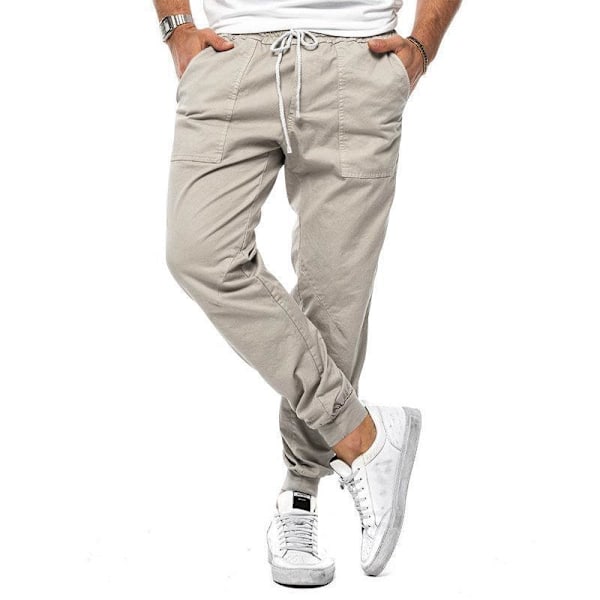 Herr Vår/Sommar Nya Artiklar Lotter för Semesteraktiviteter Långärmad Herrkläder Apricot XXXL