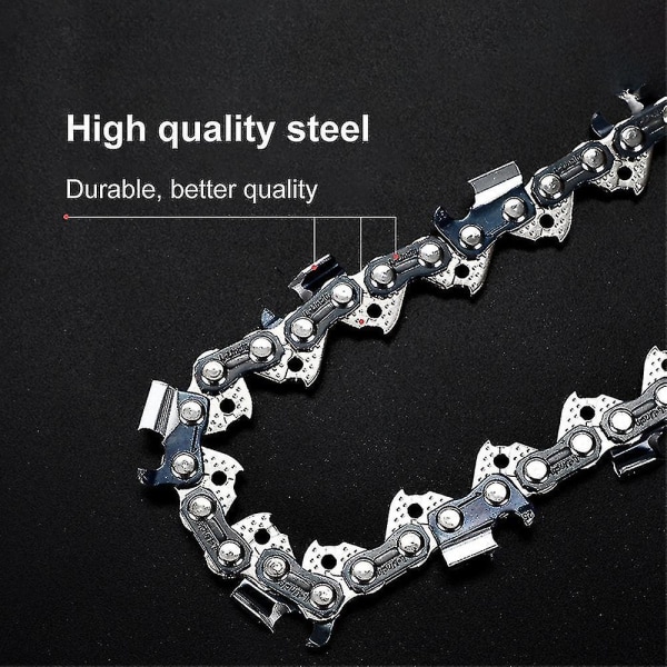 3-delt sæt Universal Logging Motorsavskæder 3/8 Lp Pitch Semi-chisel 14 inch 52drive links