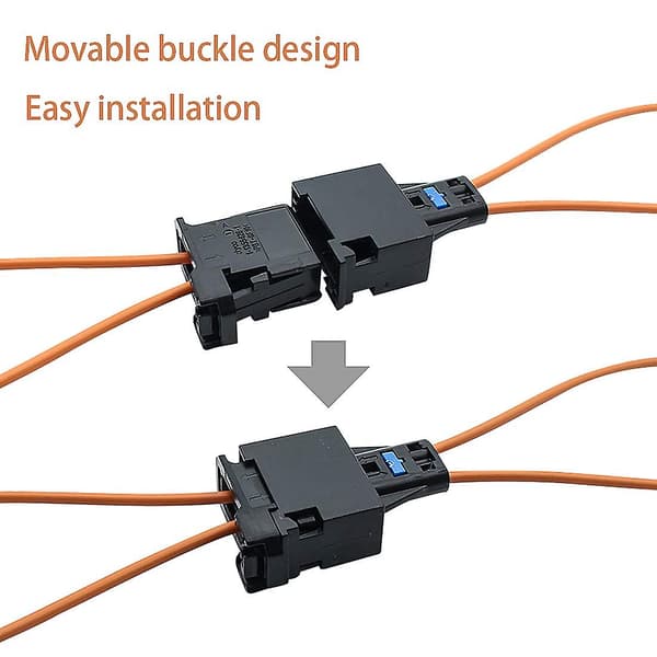 Fiber Optisk Loop-stik Diagnostisk Enhedsværktøj Bypass Hun- og Hanadapter Pakke med 2