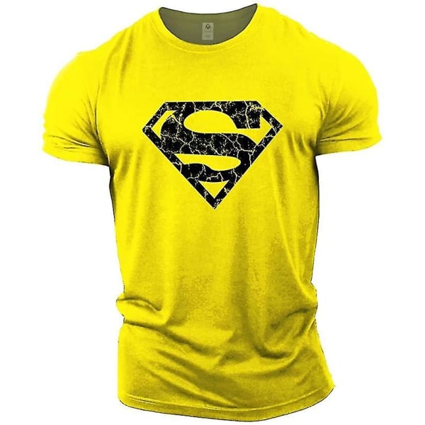 Superman Vascular Gym Training Top Yellow XXL