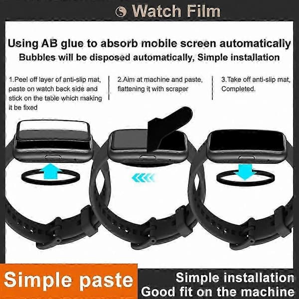 Anti-Scratch PMMA Skärmskydd för Watch Fit 4 Pro
