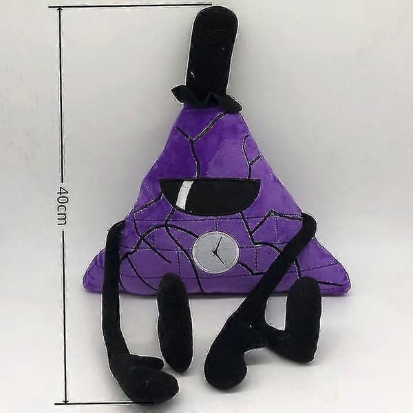Gravity Falls Fyldte Legetøjsdukker Bill Cipher Blød Dukke Plys Børn Studerende Gave-B purple