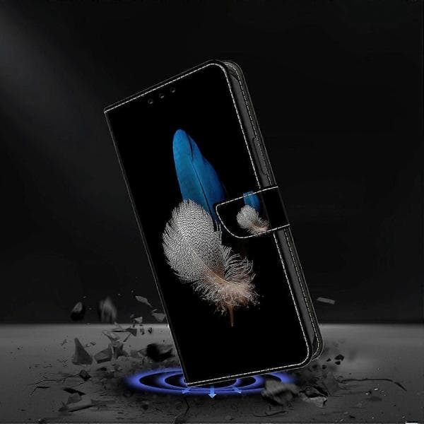Galaxy A52 4G -puhelinkotelon yhteensopiva lisävaruste Multicolor Two Feathers