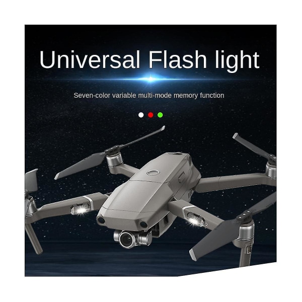 4 stk 7 farver drone strobe lys usb led anti-kollision cykel hale drone natteflue mini signal blinkende advarselslys