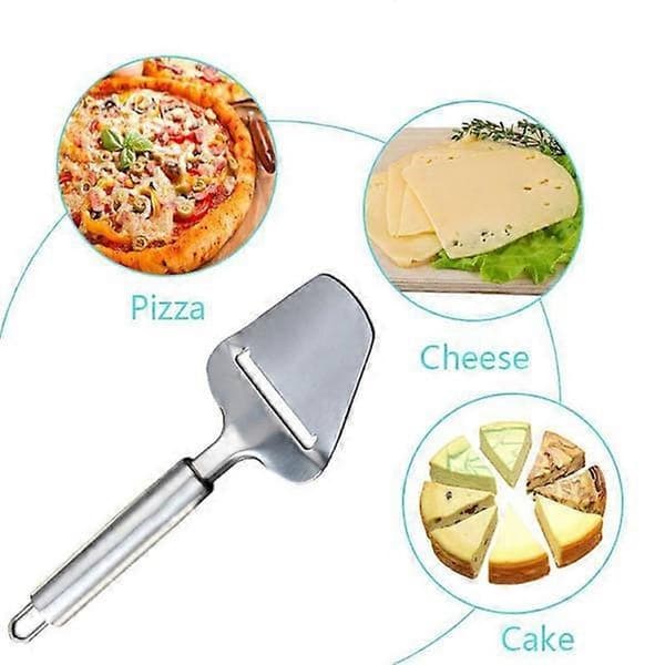 Osteskjærer i rustfritt stål, dual-use pizzakutter liten
