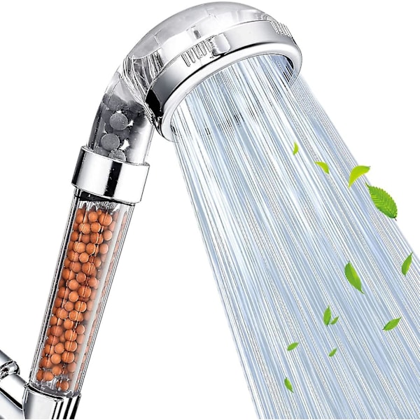 Duschhuvudfilter Filtrering Högtryck Funktion Spray Handhållen Duschmunstycke