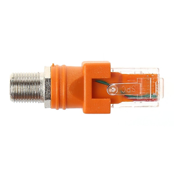 F-type kontakt RF hunn til RJ45 hann koaksial koaks fatning kobler adapter