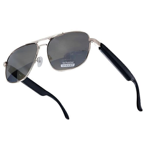 GS02 Polariserte Aviator-briller AI-oversettelse Smarte briller Bluetooth-kompatible musikkbriller