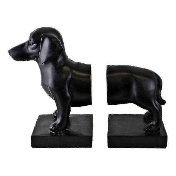 Sorte Gravhund Bogstøtter