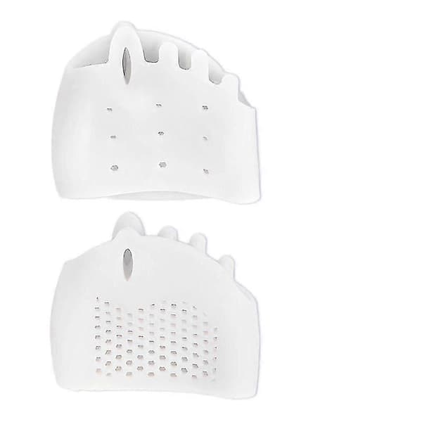Hyggear tåspreder for liktorn, 1 par silikon kvinner White