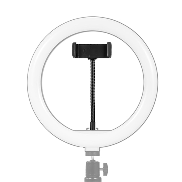 Sammenleggbar telefonklemmeholderstativ med 1/4 skruemontering for LED-ringlys Smartphone-montering kompatibel med Iphone Android-smarttelefoner