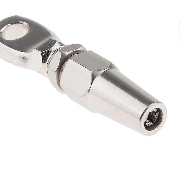 316 Marine Grade Rustfrit Stål Swageless Øjeterminal til 5 mm Wire Silver 5mm
