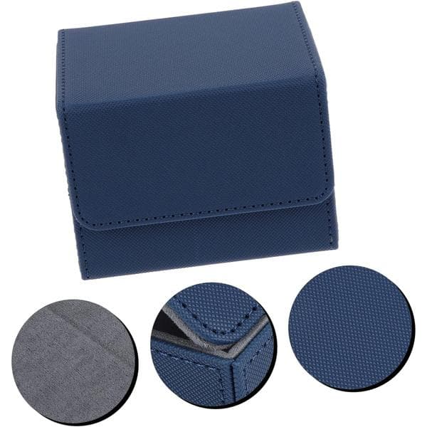 Leather Card Box for Game Accessories Playing Card Storage Box Home Office Storage Box