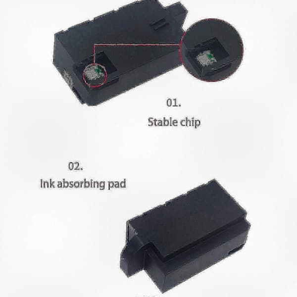 Vedligeholdelsesboks til printer T3661 kompatibel med XP6000 XP6001 XP15010 XP-15080 XP6005 XP6100 modeller - JA_cdb1