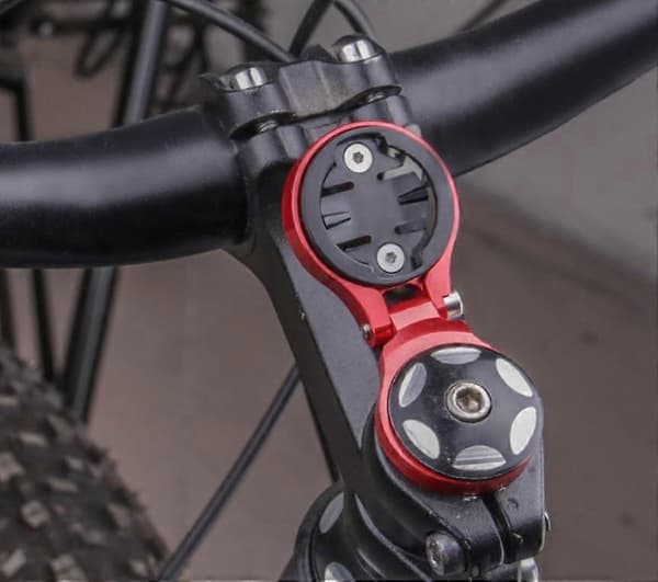 Justerbart cykelstamfäste för Garmin 1 st, röd