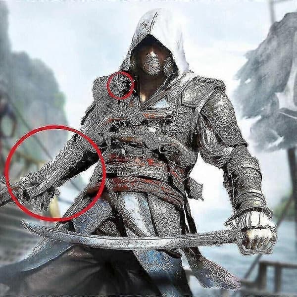 Assassin's Creed 4 Pirat Dold Klinga Pil Med Låda - YX
