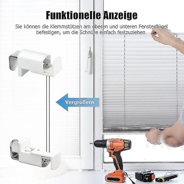 Universal erstatningsvertikal monteringsbrakett persienner montering snap fast kode rullegardin