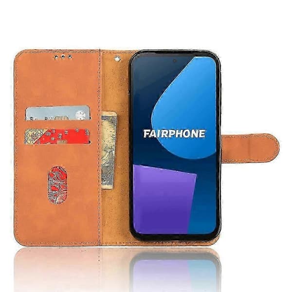 Plånboksfodral med Ställ och Anti-fall för Fairphone 5 Style E