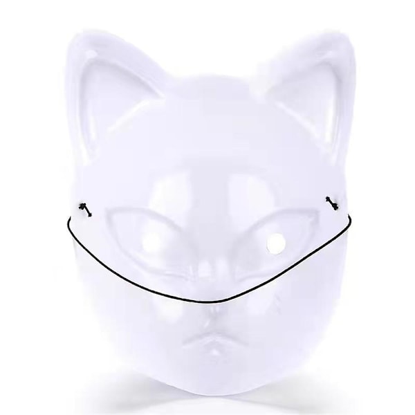 Demon Slayer Fox Cosplay Maske Halloween Kostyme Tilbehør Karneval Maskerade Japansk Anime Fancy Dress Up Fest Props B